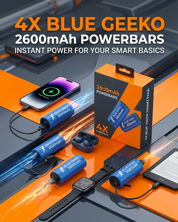 Geeko Powerbar Quad Pack