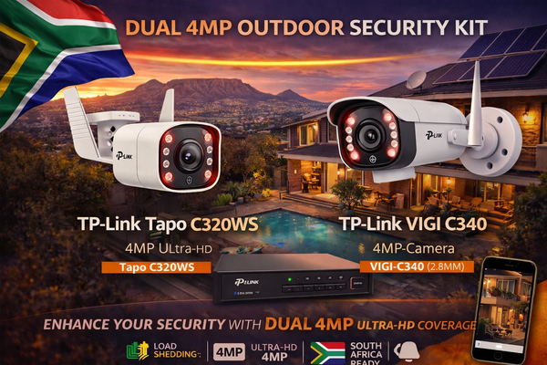 Dual 4MP Outdoor Security Kit