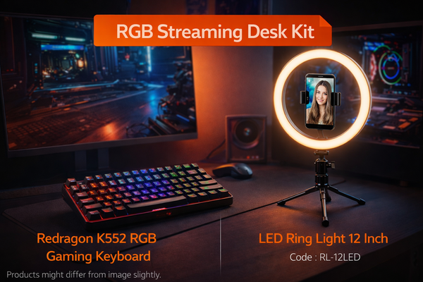 RGB Streaming Desk Kit