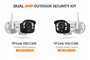 Dual 4MP Outdoor Security Kit