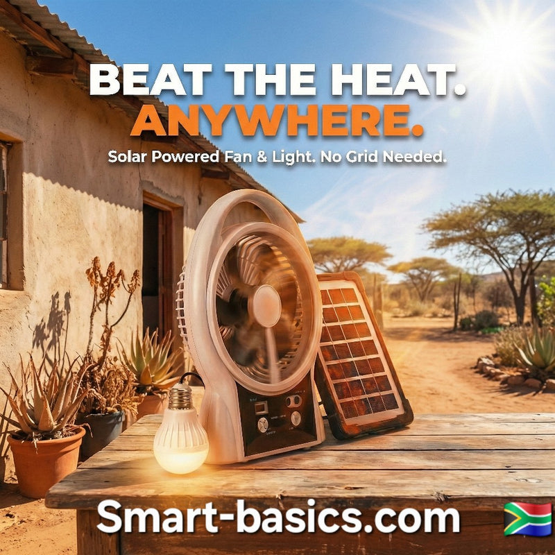 3-in-1 Solar Emergency Fan System