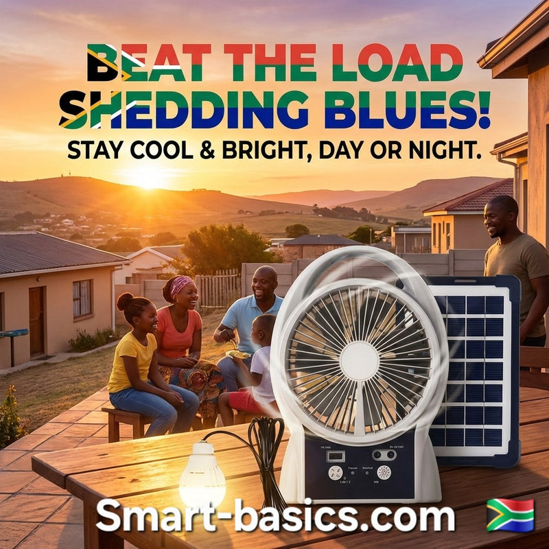 3-in-1 Solar Emergency Fan System