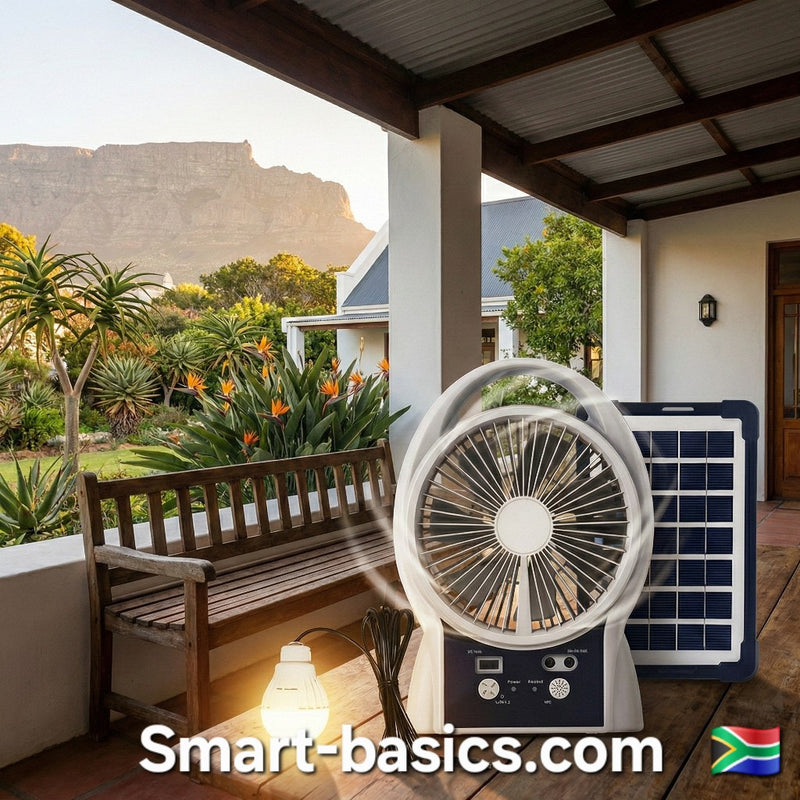 3-in-1 Solar Emergency Fan System