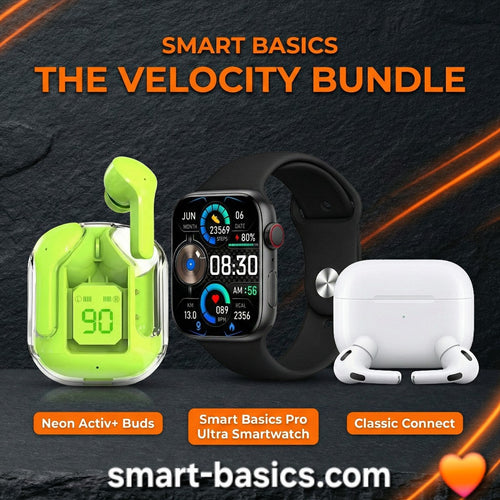 The Velocity Bundle|| SmartWatch EarBud Combo