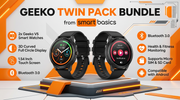 Geeko Smart Watch Twin Pack