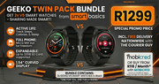 Geeko Smart Watch Twin Pack