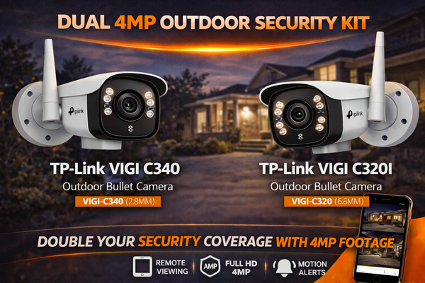 Dual 4MP Outdoor Security Kit