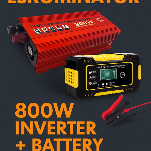 Eskominator - 800W Inverter & Charger Bundle⚡️