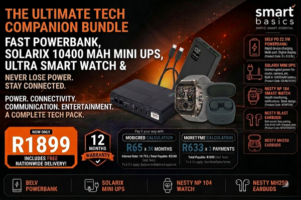 The Ultimate Tech Companion Bundle: Load Shedding Survival & Lifestyle Kit