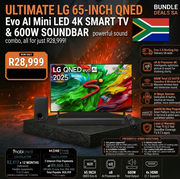 LG 65" QNED Evo Mini LED 4K Smart TV & 600W Soundbar Bundle – Ultimate Home Cinema Deal