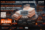 Pure Pleasure King & Queen Fleece Bundle: The "Master & Guest" Winter Essential