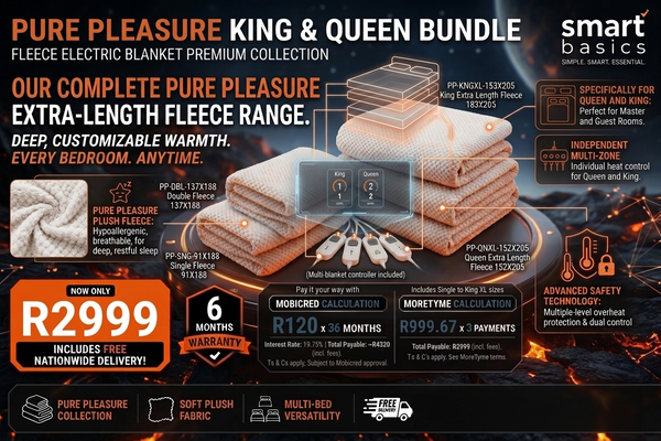 Pure Pleasure King & Queen Fleece Bundle: The "Master & Guest" Winter Essential