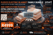 Fleece Electric Blanket Family Bundle: The Ultimate Winter Warmth Pack