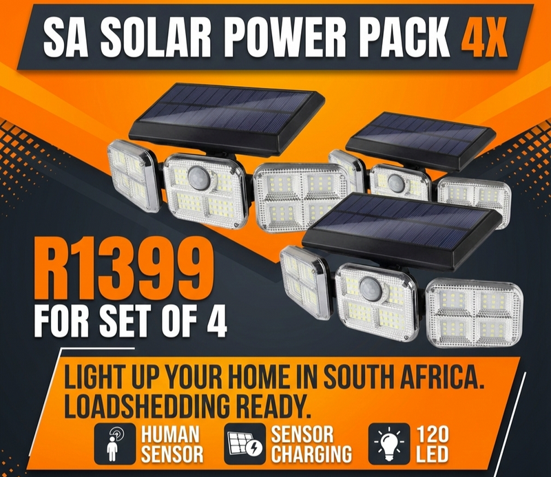 Solar Secure Power Pack|| Heavy Duty Motion Detect Security Lights