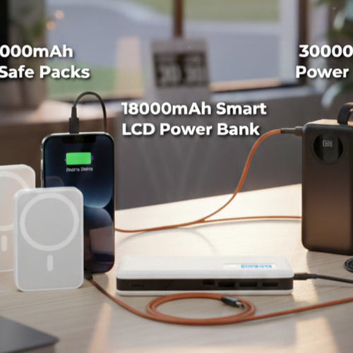 ⚡️4-Pcs Elite Powersuit|| Magsafe Battery packs & Powerbank
